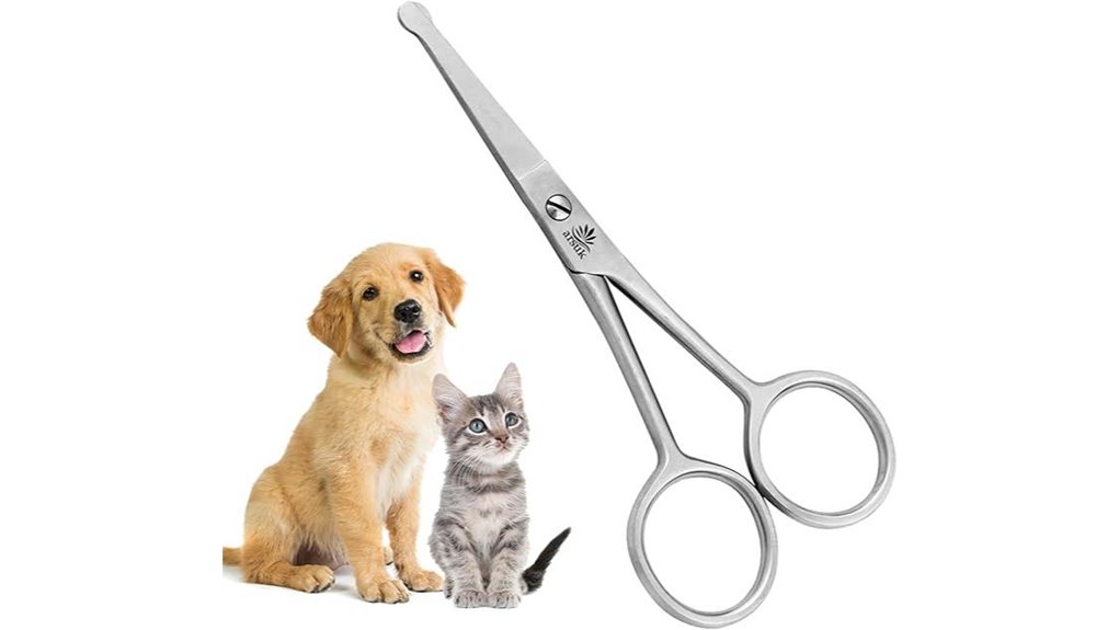 TSA‑Friendly Scissors with Rounded Tips for Travel Grooming 15 arsuk 4 5 inch pet scissors