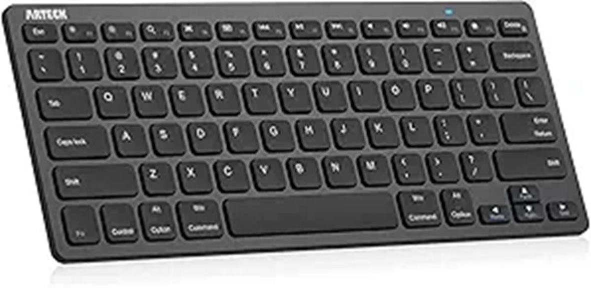 Top Compact Bluetooth Keyboards Travelers Swear By 5 arteck ultra slim bluetooth keyboard