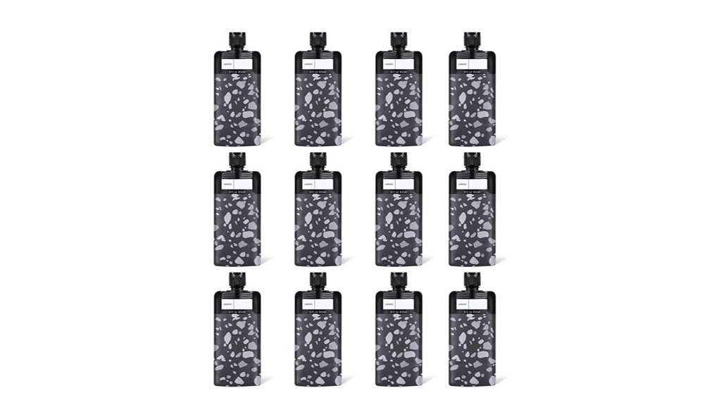 Best Leakproof Zip Pouches For Gels (Airport Liquids Backup) 6 asevat leak proof 3oz pouch