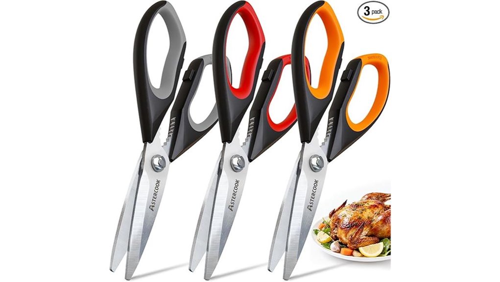 Best Kitchen Shears Chef Swears By 5 astercook heavy duty kitchen scissors