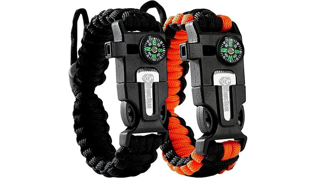 Paracord Survival Bracelets Hikers Rely On 1 atomic bear paracord firestarter