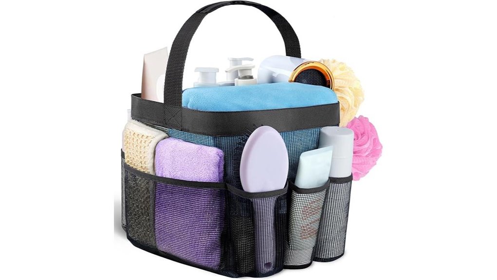 Fast-Dry Mesh Hostel Shower Caddies Every Traveler Needs 6 attmu mesh shower 8 pocket