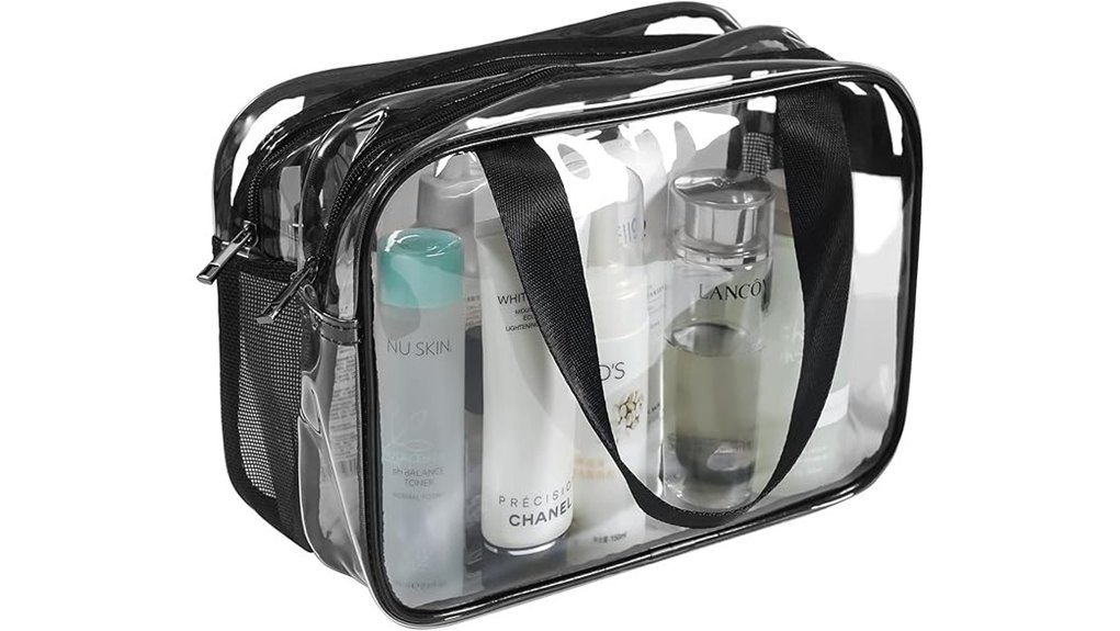 auseibeely clear waterproof toiletry