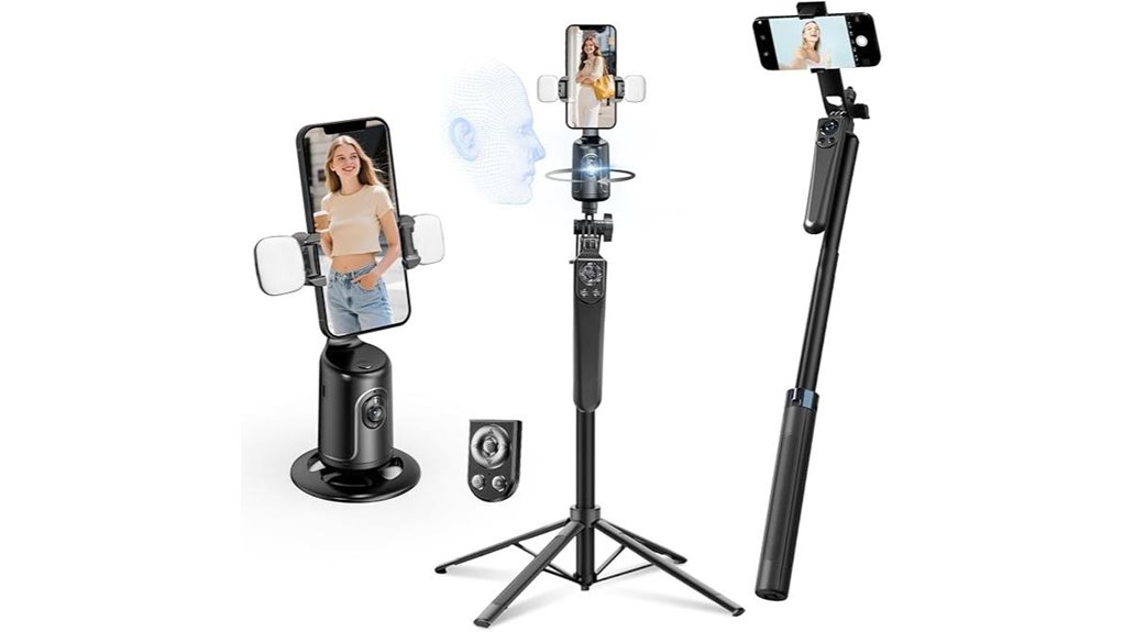 auto face tracking iphone tripod