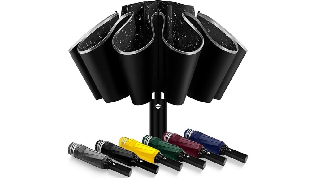 Travel Umbrellas That Withstand Windy City Gusts 10 auto folding compact travel umbrella