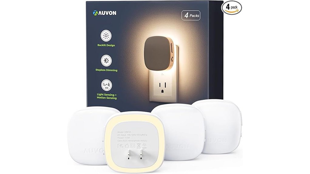 The Best Nightlights (motion sensor) for a Brighter Home 1 auvon motion activated nightlights pack