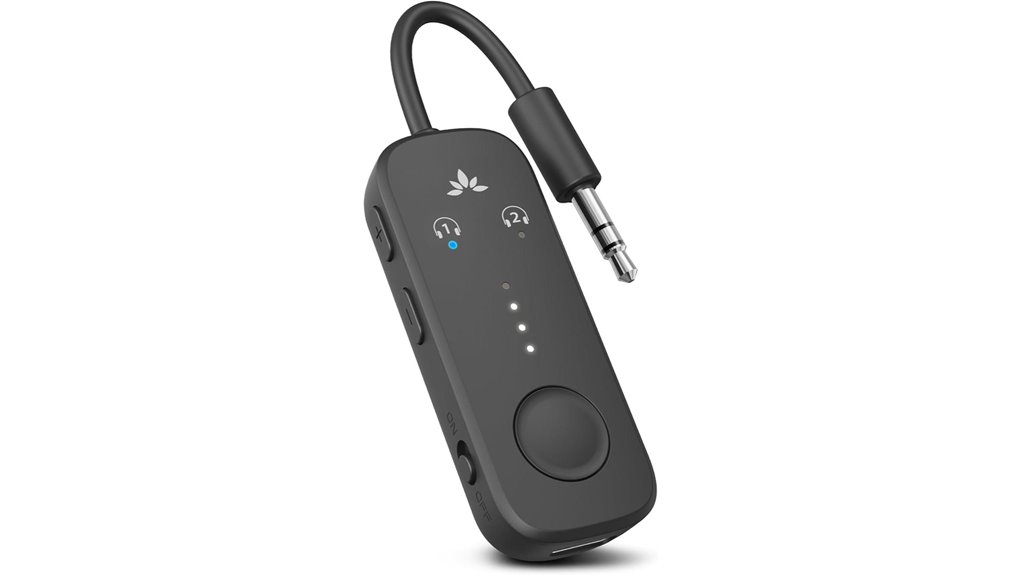 Top Bluetooth Audio Transmitters for Airplane Entertainment 4 avantree dual headphones adapter
