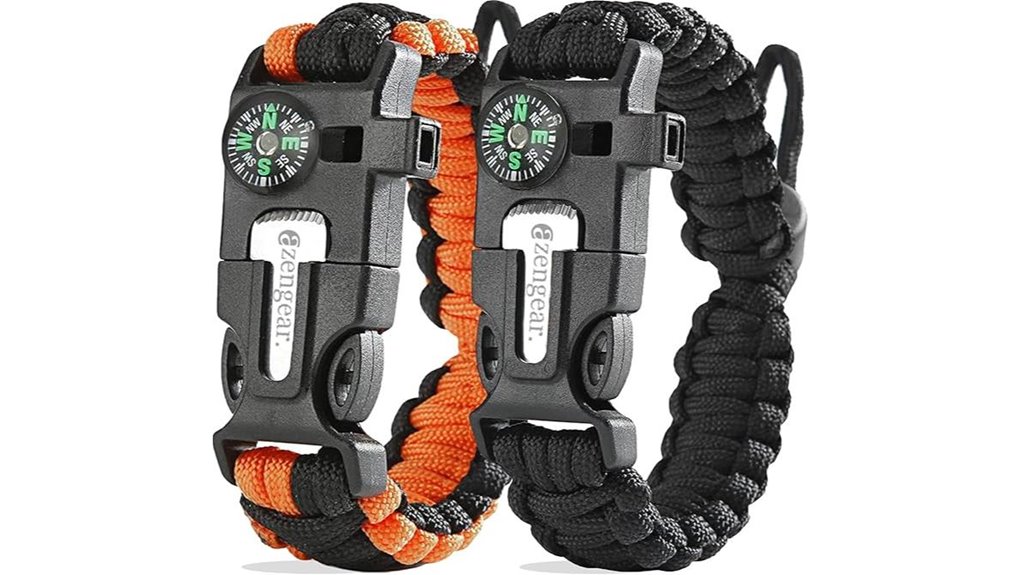 Paracord Survival Bracelets Hikers Rely On 11 azengear paracord survival bracelets