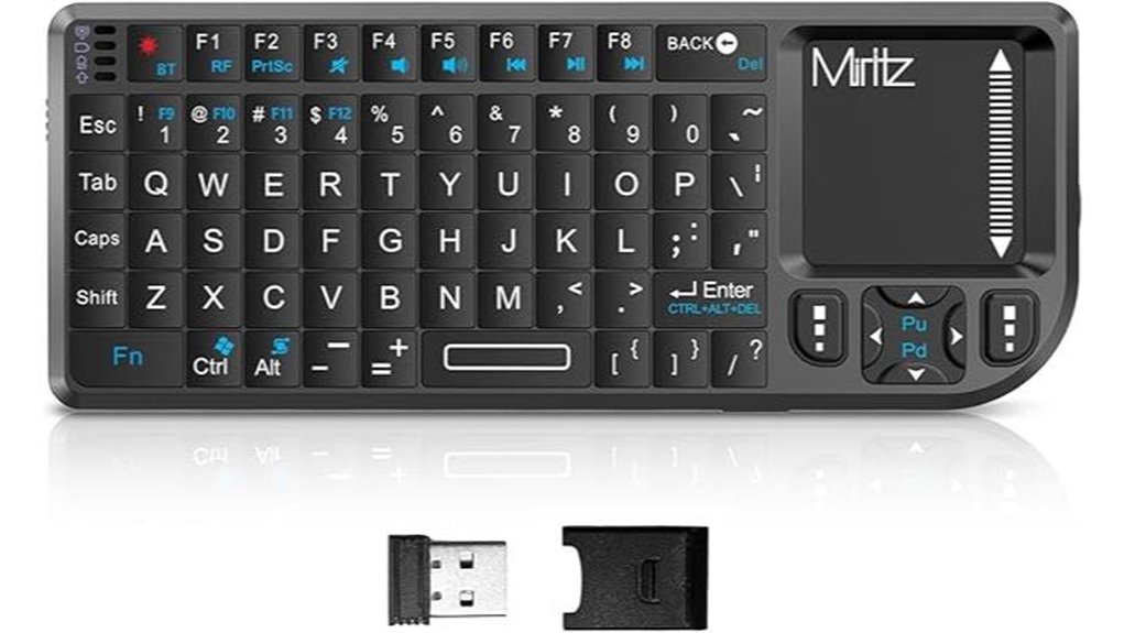 The Travel Keyboard + Trackpad Combo (Compact) That Sticks 1 backlit bluetooth touchpad keyboard