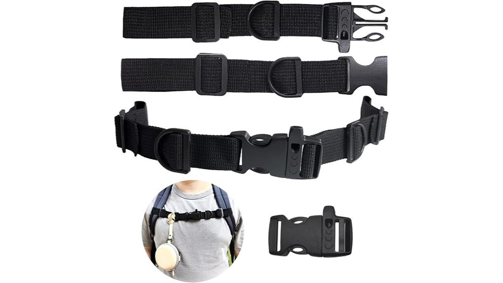 backpack quick release whistle straps