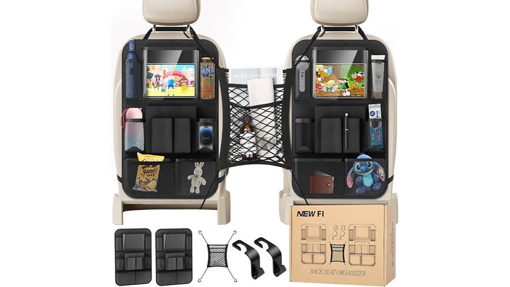 backseat car 20 pocket tablet