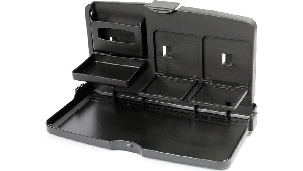Must-Have Wipe-Clean Backseat Snack Trays for Family Travel 9 backseat cup holder tray