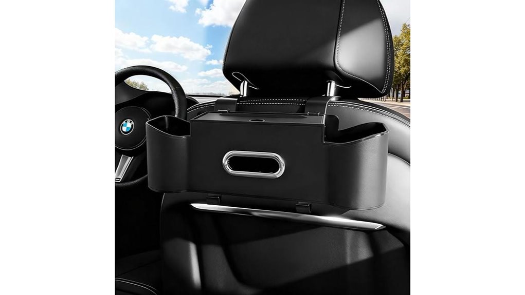 backseat cup tissue organizer