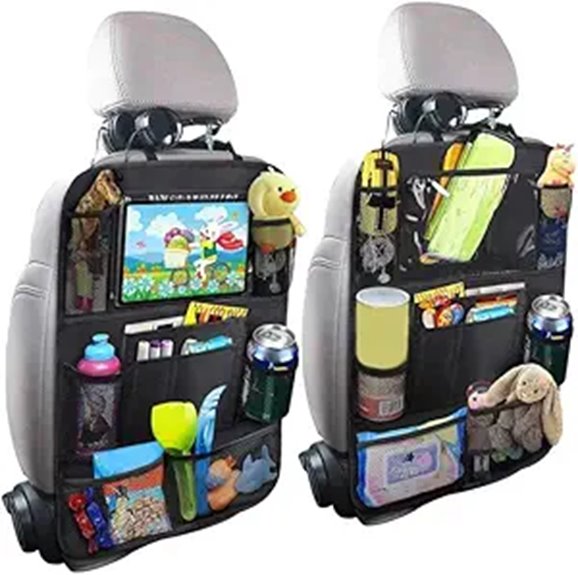 backseat tablet holder organizer