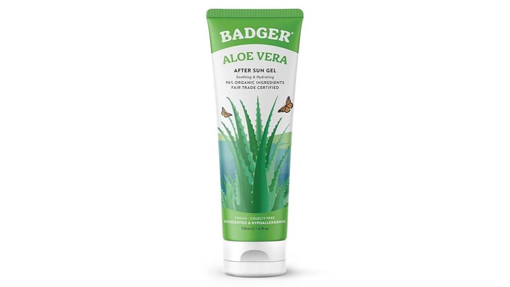 Best After‑Sun Aloe Gels: No‑Sticky, Fast Relief 12 badger organic aloe 4oz