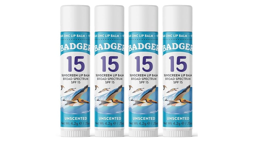 badger spf15 mineral lip
