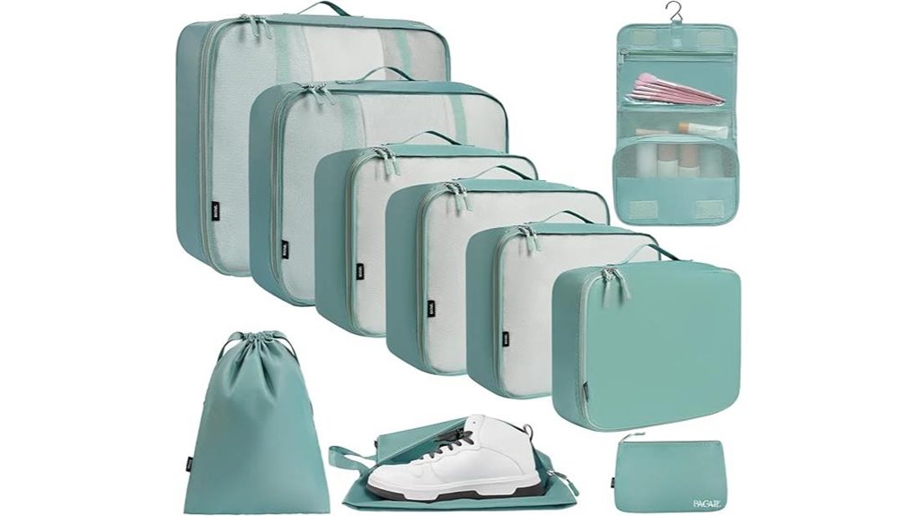 Set-Matching Luggage Organizers for Popular Suitcase Sizes 7 bagail packing cubes set
