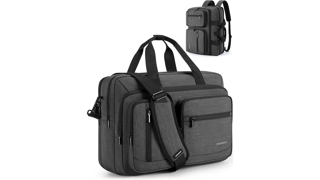 bagsmart 3 in 1 17 3 briefcase
