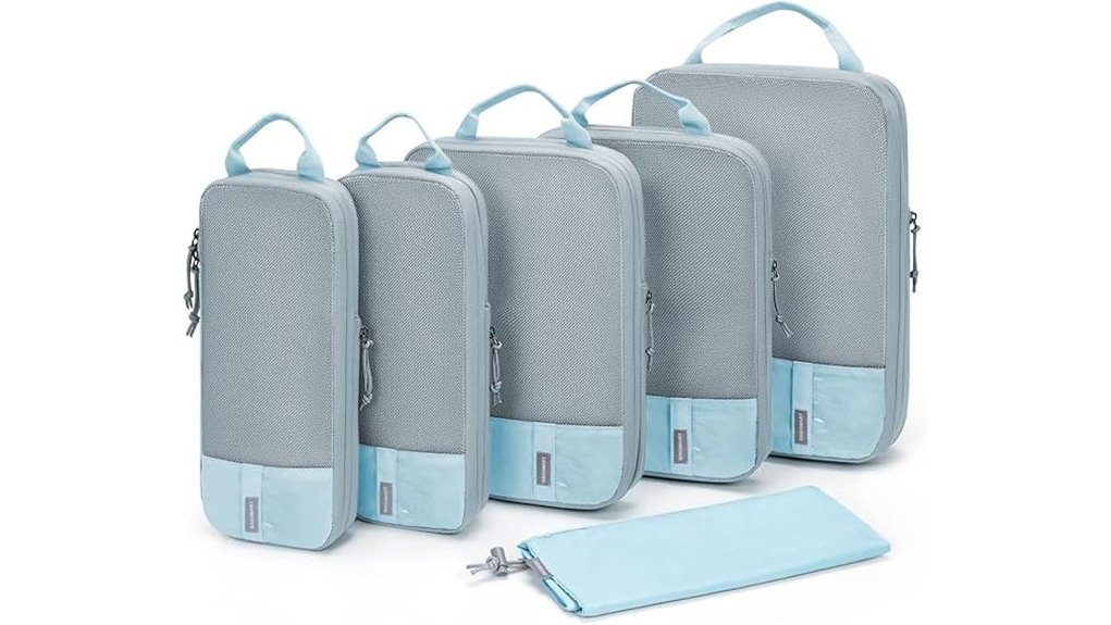 Best Compression Packing Cubes for Small Carry‑Ons 15 bagsmart 6 4 2 compression cubes
