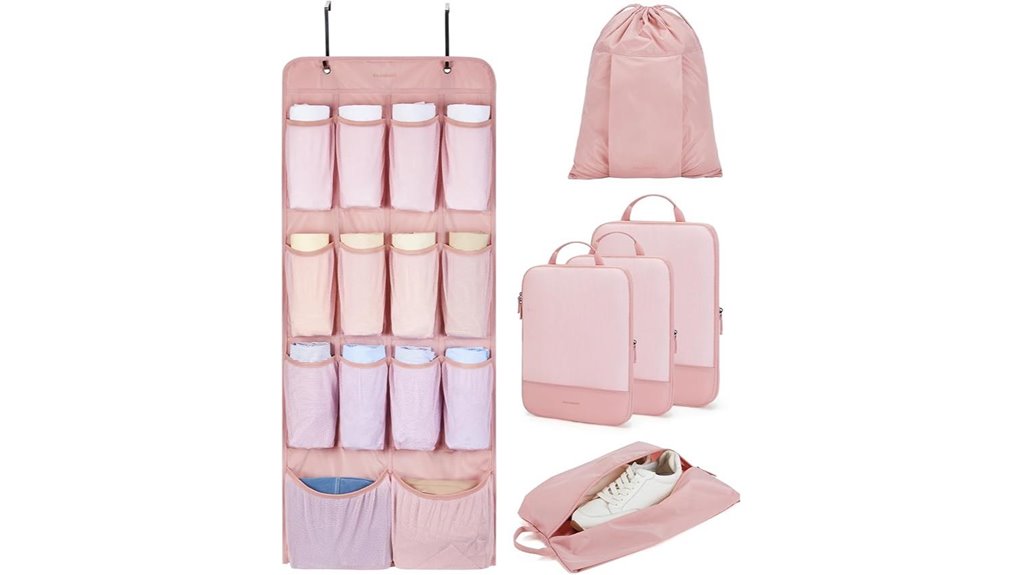 bagsmart 6 set hanging cubes