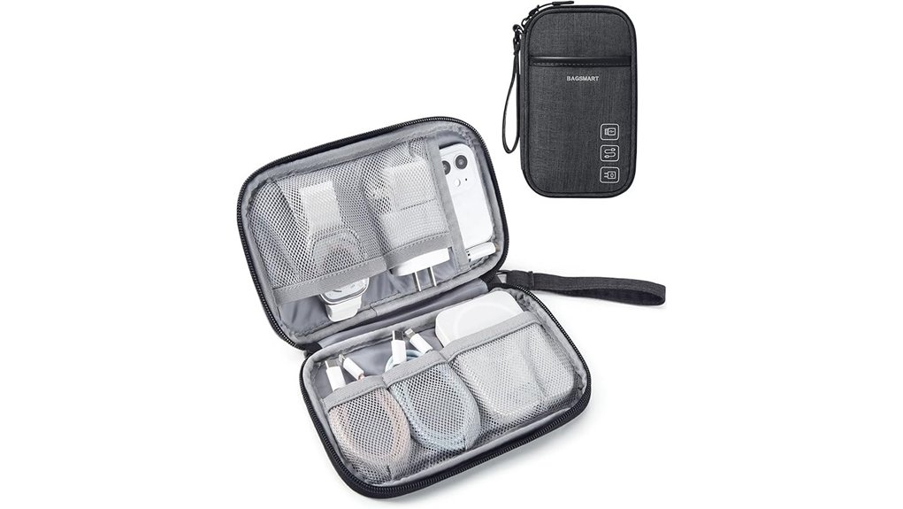 Must-Have Cable Organizer Cases Travelers Trust for Smooth Travel Tech 9 bagsmart black cable organizer