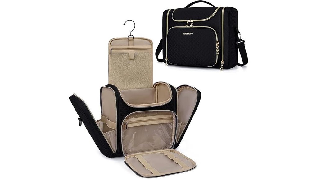 bagsmart black travel toiletry