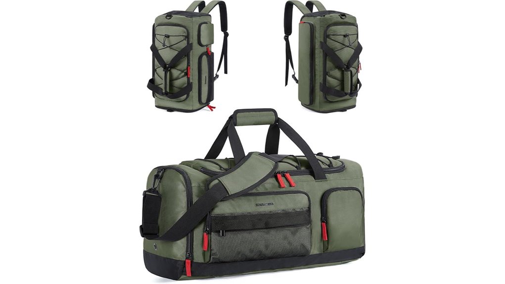 Carry‑On Duffels with Backpack Straps for Air Travel 13 bagsmart gym duffel backpack
