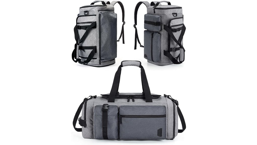 Carry‑On Duffels with Backpack Straps for Air Travel 4 bagsmart men s gym duffel