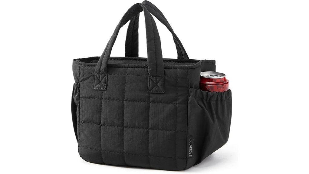 Best Light-Insulated Compact Lunch Totes for Day Trips 8 bagsmart quilted insulated lunchbag