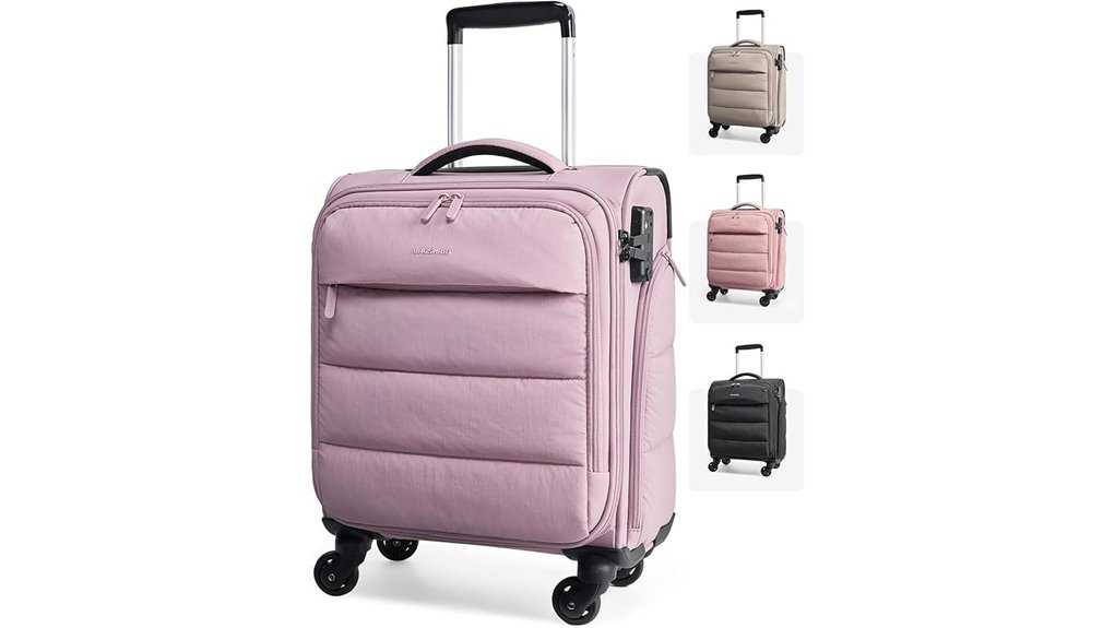 Underseat Bags with Easy-Grab Top Handles That Make Aisle Travel a Breeze 14 bagsmart underseat wheeled luggage