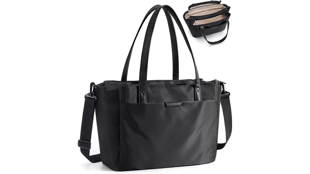 Tote Bags with a Zipper Top (Anti-Spill Travel Totes) SpillFree 5 bagsmart women s zippered tote