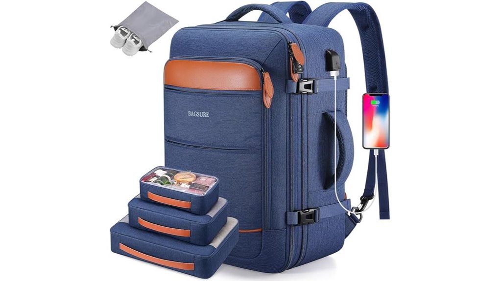 Best Carry‑On Backpacks with Built‑In Packing Cube System 6 bagsure 42l flight approved backpack