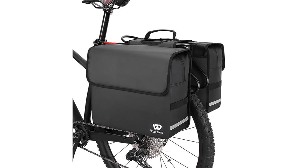 Ultimate Waterproof Roll‑Top Pannier Bags for Travel Cycling 12 baigio double waterproof seatbags