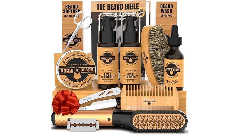 bamboo beard growth kit