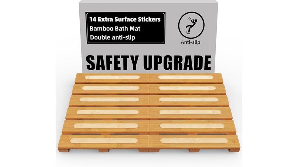 bamboo foldable waterproof anti slip