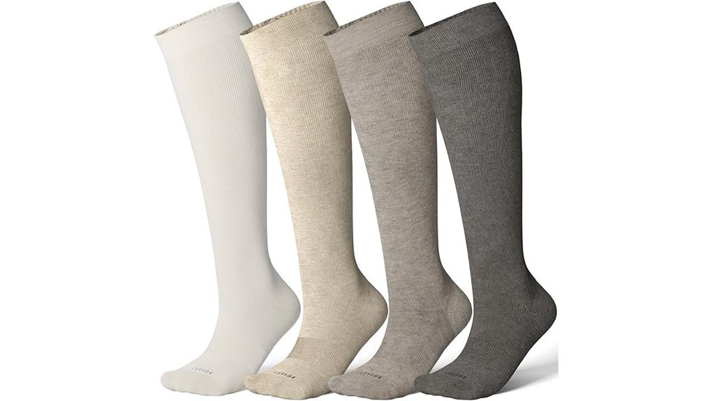 Top Compression Socks (Graduated 20-30 mmHg) for Long Journeys 15 bamboo pregnant knee compression