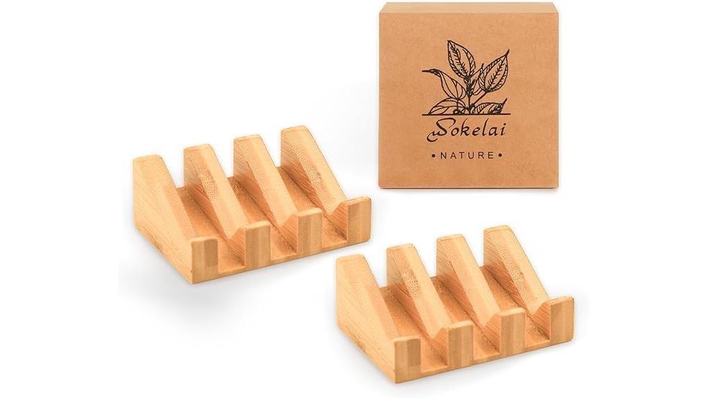 bamboo shampoo bar holders