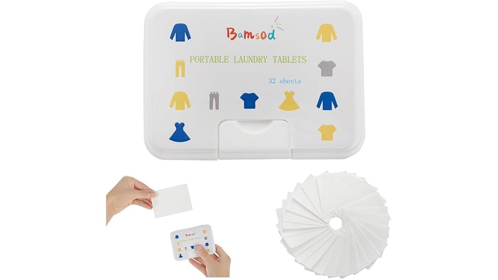 Travel-Friendly Soap Sheets That Keep You Fresh on the Go 8 bamsod 32 load travel sheets