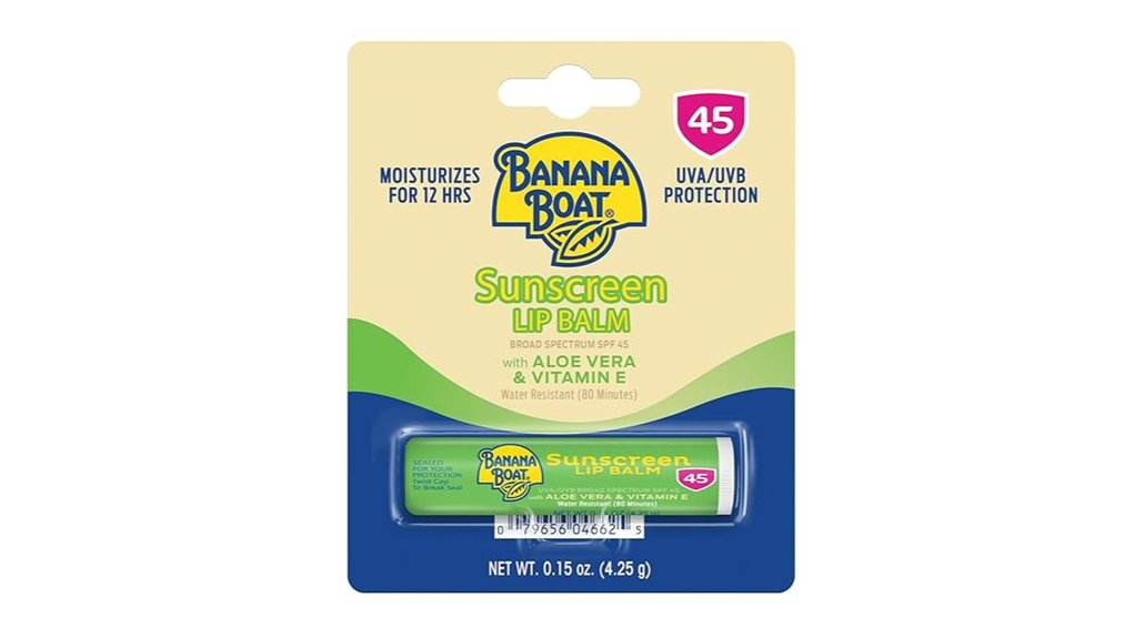 Top SPF Lip Balms That Keep Your Lips Beach-Ready 6 banana boat spf45 balm