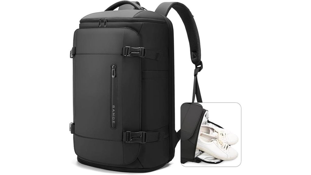 bange 40l backpack shoe laptop