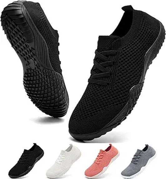 barefoot women s breathable sneakers