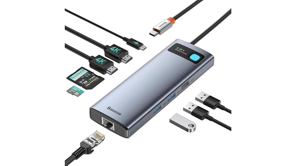 baseus 9 in 1 dual dock