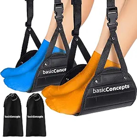 Lightweight Foot Hammocks for Airplanes: The Ultimate Comfort 4 basic concepts 2 pack hammocks