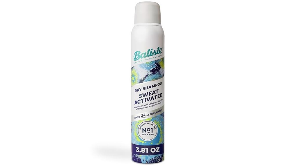 Dry Shampoo That Keeps Light Hair Free From Chalky Residue 14 batiste 24 hour sweat neutralizer