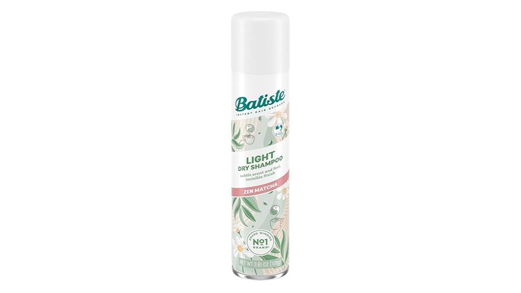 Dry Shampoo That Keeps Light Hair Free From Chalky Residue 1 batiste matcha dry shampoo