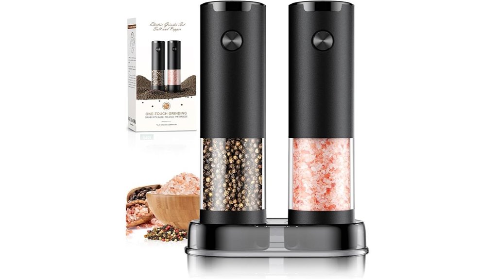 Pepper Mill Perfection: Must-Have Grinders for Every Kitchen 4 battery led salt pepper grinder