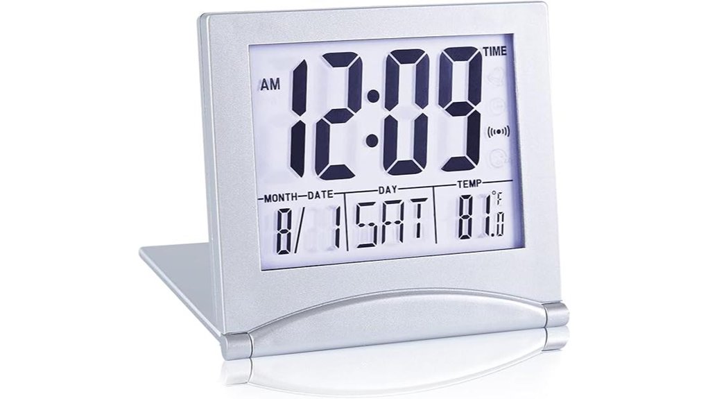 Best Loud and Simple Travel Alarm Clocks for On‑The‑Go 14 battery operated travel temperature clock