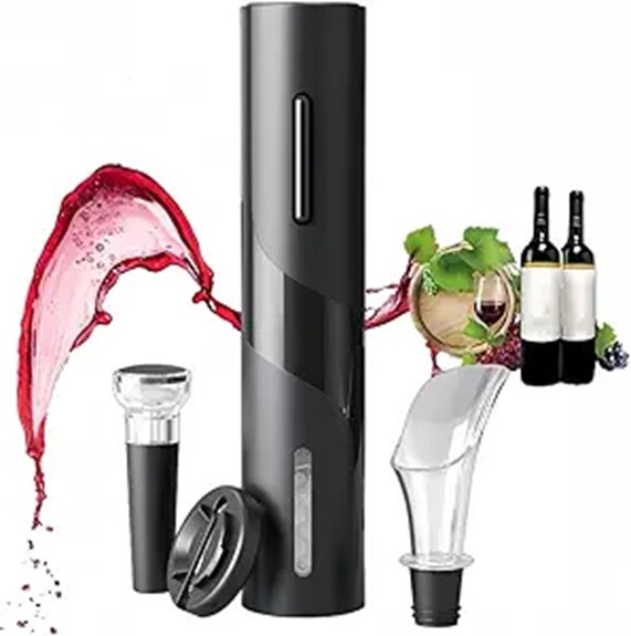 Best Electric Wine Opener That Makes Corks Pop Effortlessly 10 battery powered wine opener set