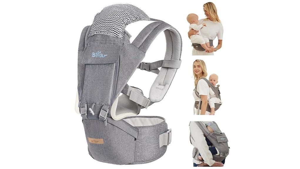 Baby Carriers That Make Hiking & Sightseeing Stress‑Free 13 bear 6 in 1 universal carrier