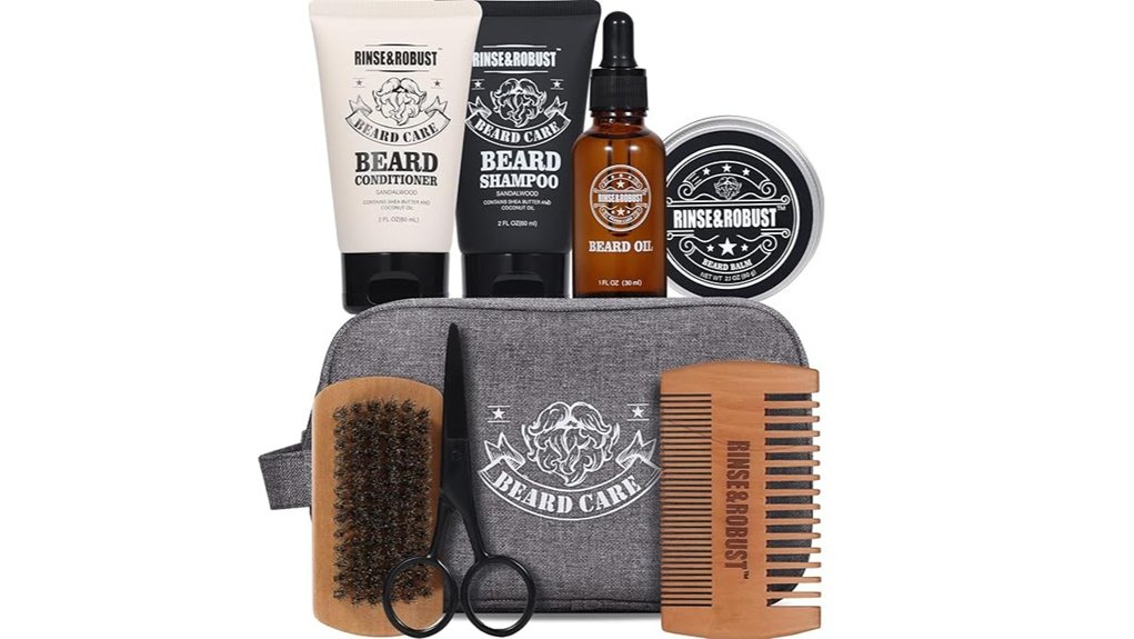 beard care kit oil balm